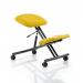 Kneeling Stool Black Frame Bespoke Colour Senna Yellow KCUP1294