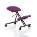 Kneeling Stool Black Frame Bespoke Colour Tansy Purple KCUP1297