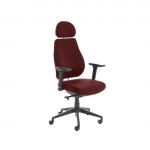 Chiro Plus Lite With Headrest Fully Upholstered Ginseng Chilli KCUP1340