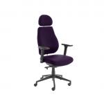 Chiro Plus Lite With Headrest Fully Upholstered Tansy Purple KCUP1346