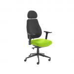 Chiro Plus Lite With Headrest Upholstered Seat Only Myrrh Green KCUP1350