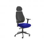 Chiro Plus Lite With Headrest Upholstered Seat Only Stevia Blue KCUP1351