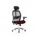 Sanderson II Mesh Back Chair Bespoke Colour Seat Ginseng Chilli KCUP1356