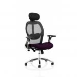 Sanderson II Mesh Back Chair Bespoke Colour Seat Tansy Purple KCUP1362