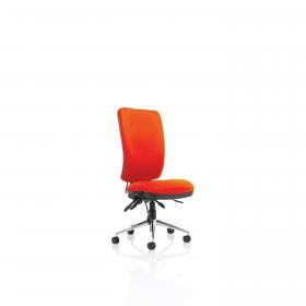 Chiro High Back Bespoke Colour Tabasco Orange No Arms KCUP1487