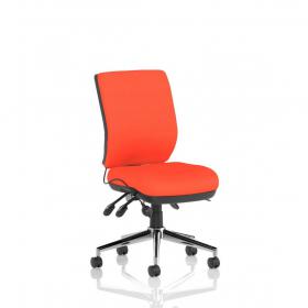 Chiro Medium Back Bespoke Colour Back And Seat Tabasco Orange KCUP1503