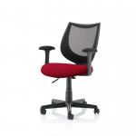 Camden Black Mesh Chair in Ginseng Chilli KCUP1518