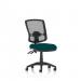 Eclipse Plus II Lever Task Operator Chair Mesh Back Deluxe With Bespoke Colour Seat in Maringa Teal KCUP1608