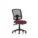 Eclipse Plus III Lever Task Operator Chair Deluxe Mesh Back With Bespoke Colour Seat In Ginseng Chilli KCUP1670