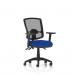 Eclipse Plus III Lever Task Operator Chair Deluxe Mesh Back With Height Adjustable Arms Bespoke Colour Seat Stevia Blue KCUP1679