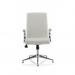 Ezra Executive With Glides White Leather KCUP1695