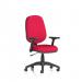 Eclipse Plus I Lever Task Operator Chair Bespoke Colour Bergamot Cherry With Height Adjustable And Folding Arms KCUP1708