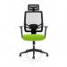 Ergo Twist Mesh Back With Height Adjustable Arms With Headrest Bespoke Colour Seat Myrrh Green KCUP1885