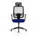 Ergo Twist Mesh Back With Height Adjustable Arms With Headrest Bespoke Colour Seat Stevia Blue KCUP1886