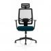 Ergo Twist Mesh Back With Height Adjustable Arms With Headrest Bespoke Colour Seat Maringa Teal KCUP1890