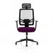 Ergo Twist Mesh Back With Height Adjustable Arms With Headrest Bespoke Colour Seat Tansy Purple KCUP1891