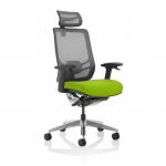 Ergo Click Mesh Back With Headrest Bespoke Colour Seat Myrrh Green KCUP1929