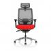 Ergo Click Mesh Back With Headrest Bespoke Colour Seat Tabasco Orange KCUP1931