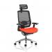 Ergo Click Mesh Back With Headrest Bespoke Colour Seat Tabasco Orange KCUP1931
