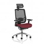Ergo Click Mesh Back With Headrest Bespoke Colour Seat Ginseng Chilli KCUP1933