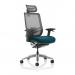 Ergo Click Mesh Back With Headrest Bespoke Colour Seat Maringa Teal KCUP1934