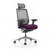 Ergo Click Mesh Back With Headrest Bespoke Colour Seat Tansy Purple KCUP1935