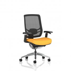 Ergo Click Mesh Back Bespoke Colour Seat Senna Yellow KCUP1940