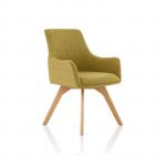 Carmen Bespoke Spark Fabric Wooden Leg Chair KCUP1946
