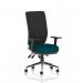 Chiro High Back With Height Adjustable And Folding Arms Bespoke Colour Seat Maringa Teal KCUP1962