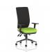 Chiro High Back With Height Adjustable And Folding Arms Bespoke Colour Seat Myrrh Green KCUP1963