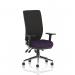 Chiro High Back With Height Adjustable And Folding Arms Bespoke Colour Seat Tansy Purple KCUP1967
