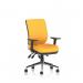 Chiro Medium Back With Height Adjustable And Folding Arms Bespoke Colour Back and Seat Senna Yellow KCUP1972