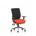 Chiro Medium Back With Height Adjustable And Folding Arms Bespoke Colour Seat Tabasco Orange KCUP1982
