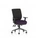 Chiro Medium Back With Height Adjustable And Folding Arms Bespoke Colour Seat Tansy Purple KCUP1983