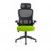 Iris Task Operator Black Mesh Back Bespoke Colour Seat Myrrh Green KCUP2033