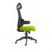 Iris Task Operator Black Mesh Back Bespoke Colour Seat Myrrh Green KCUP2033