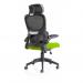 Iris Task Operator Black Mesh Back Bespoke Colour Seat Myrrh Green KCUP2033