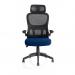 Iris Task Operator Black Mesh Back Bespoke Colour Seat Stevia Blue KCUP2034