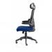 Iris Task Operator Black Mesh Back Bespoke Colour Seat Stevia Blue KCUP2034