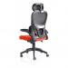 Iris Task Operator Black Mesh Back Bespoke Colour Seat Tabasco Orange KCUP2035