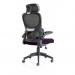 Iris Task Operator Black Mesh Back Bespoke Colour Seat Tansy Purple KCUP2039