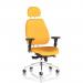 Chiro Plus With Headrest Bespoke Colour Back And Seat Senna Yellow KCUP2053