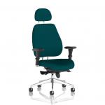 Chiro Plus With Headrest Bespoke Colour Back And Seat Maringa Teal KCUP2055