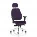 Chiro Plus With Headrest Bespoke Colour Back And Seat Tansy Purple KCUP2056