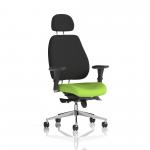 Chiro Plus Bespoke Colour Seat Myrrh Green With Headrest KCUP2058