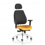 Chiro Plus With Headrest Bespoke Colour Seat Senna Yellow KCUP2061