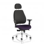 Chiro Plus With Headrest Bespoke Colour Seat Tansy Purple KCUP2064