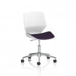 Florence 5 Star Base Bespoke Tansy Purple Fabric Task Operator Chair KCUP2088