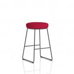 Turin Stool Black Frame Bespoke Colour Bergamot Cherry Seat Pad KCUP2145