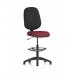 Eclipse Plus I Lever Task Operator Chair With High Rise Draughtsman Kit Bespoke Colour Seat Ginseng Chilli KCUP2162